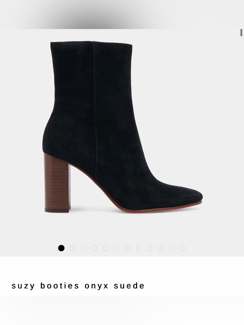 Dolce Vita Suzy Suede Block Heel Ankle Boots